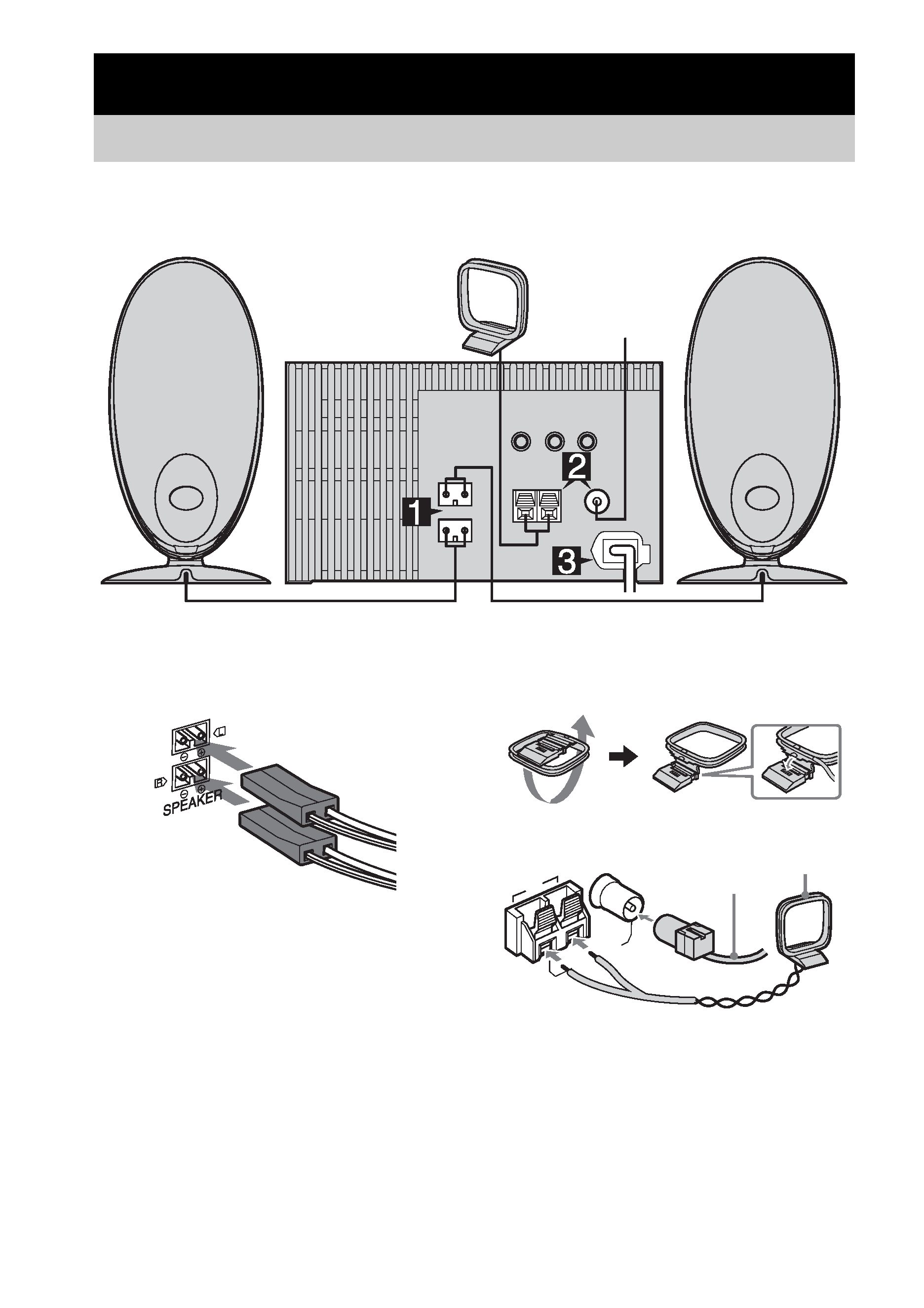 #2269 Sony Manuale di Istruzioni Cmt CQ1 Componente Sistema 