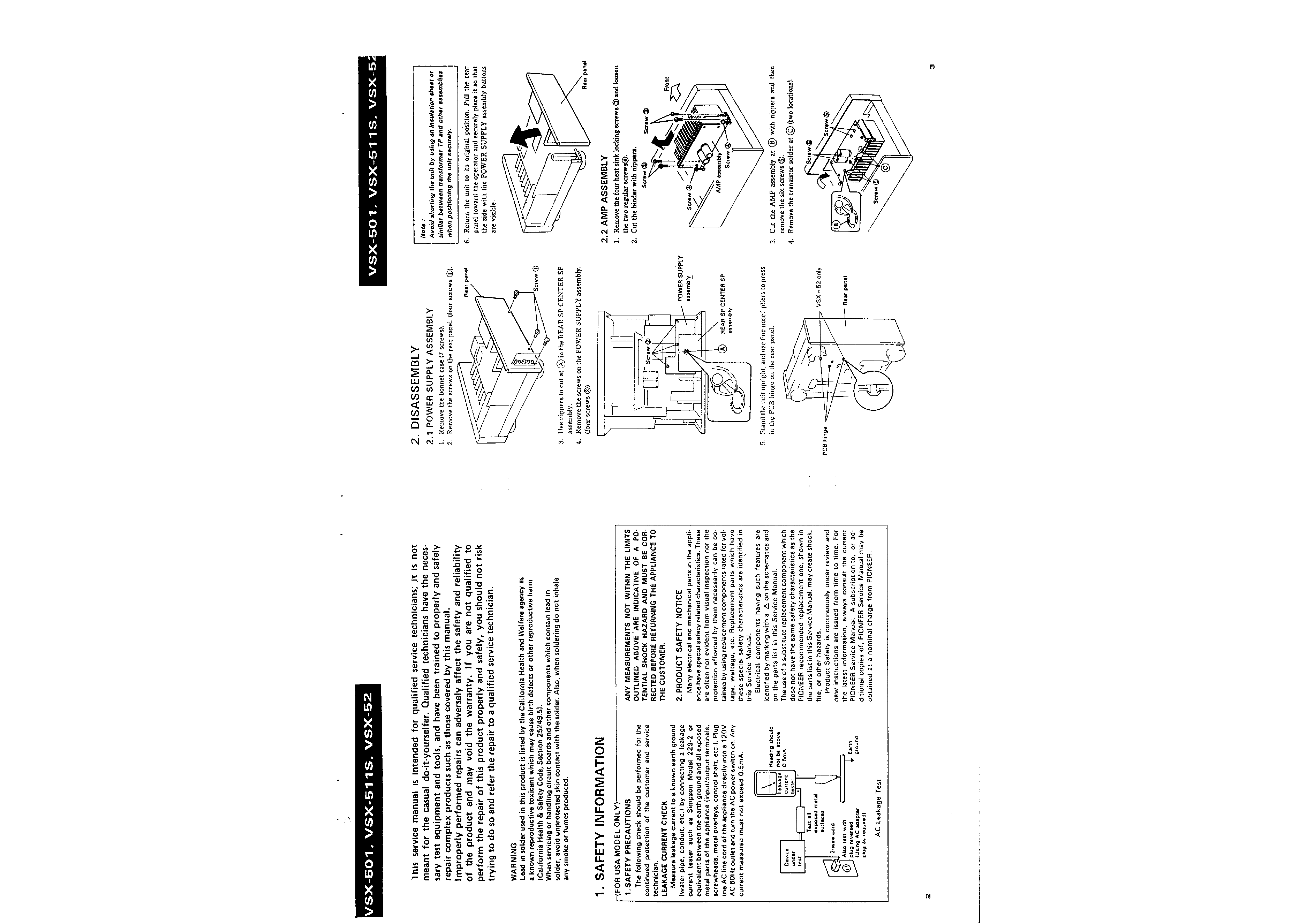 Pioneer vsx 502 manual