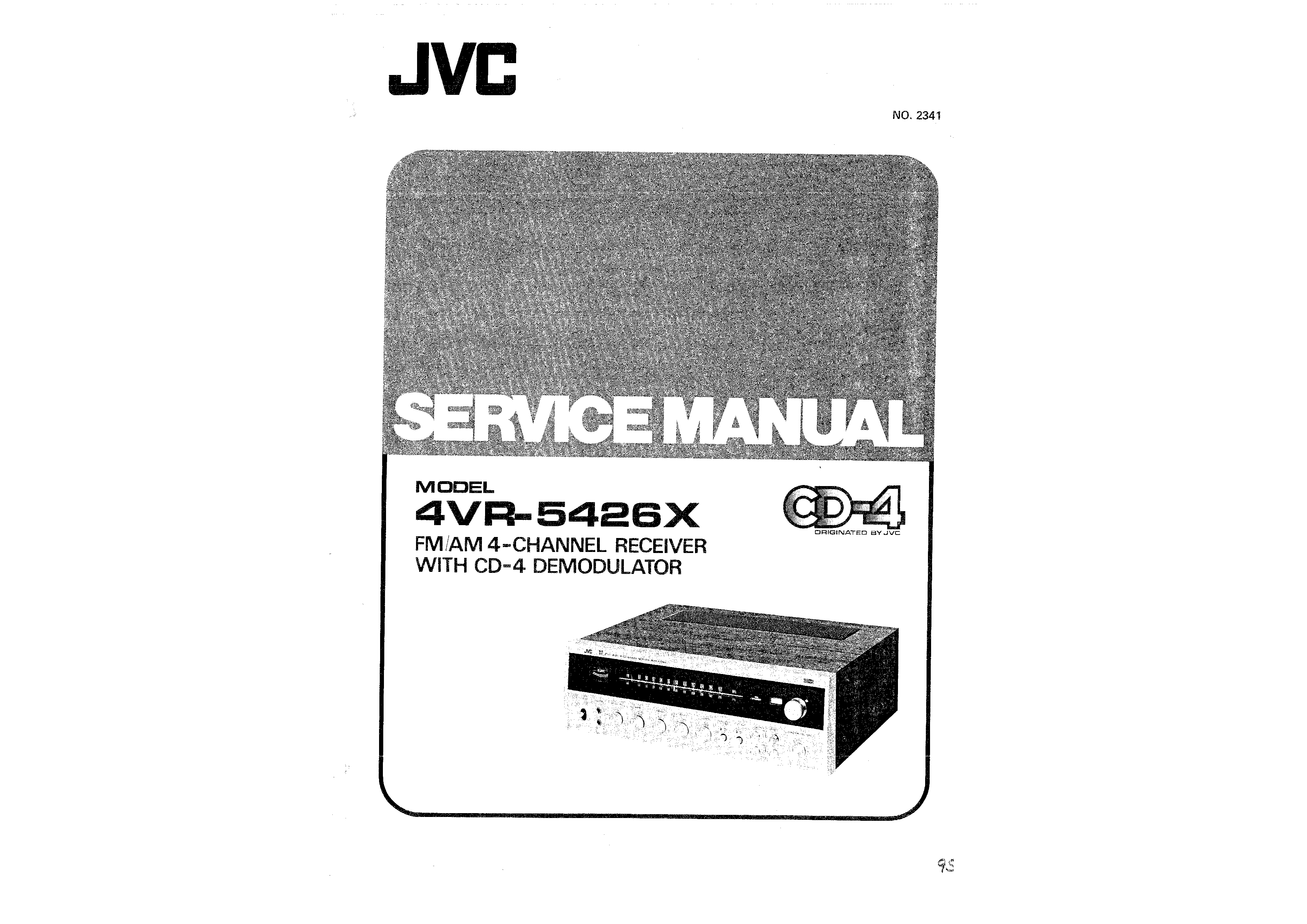 Service Manual-Anleitung für JVC 4VR-5415 