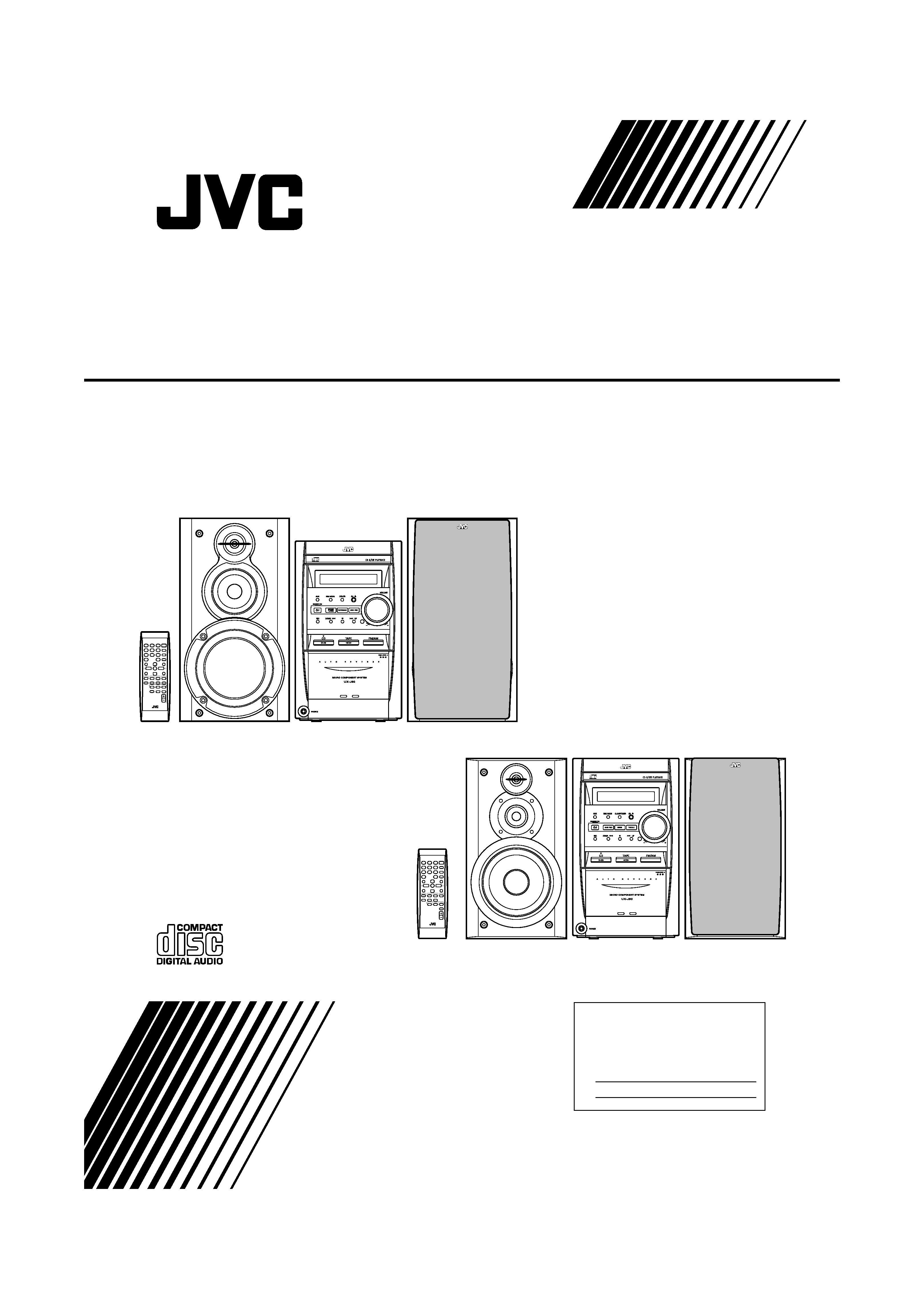 JVC UX-J60SU - Owners Manual Immediate Download
