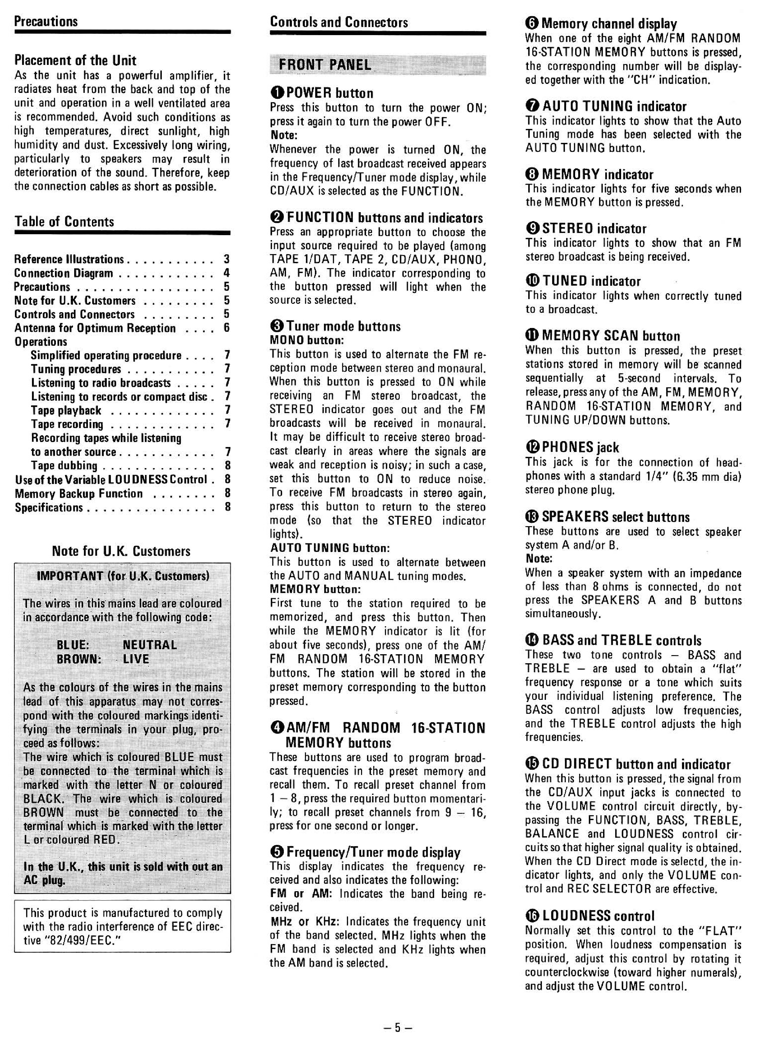 TEAC AG-350 - Owner's Manual Immediate Download