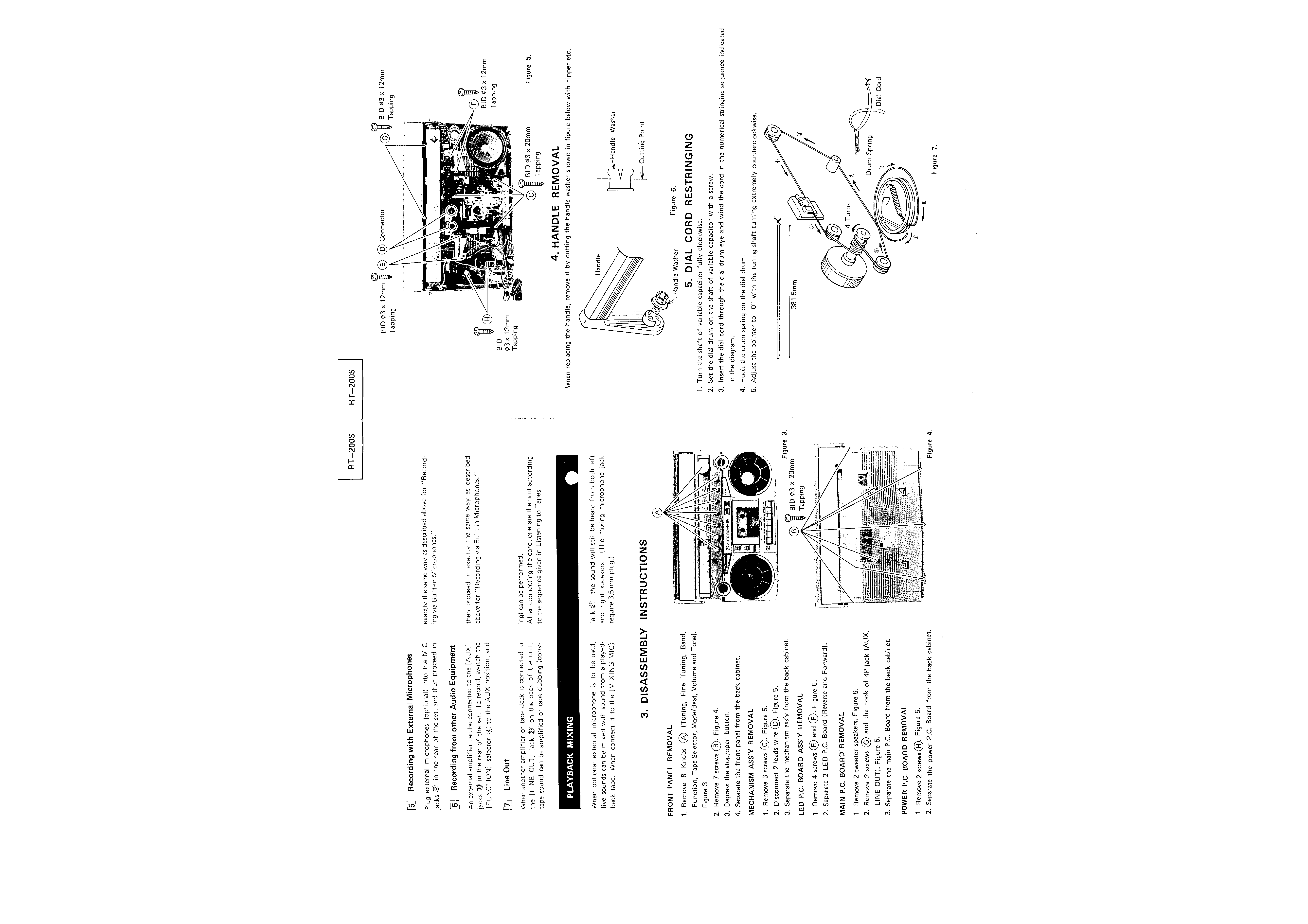 TOSHIBA RT200S - Service Manual Immediate Download