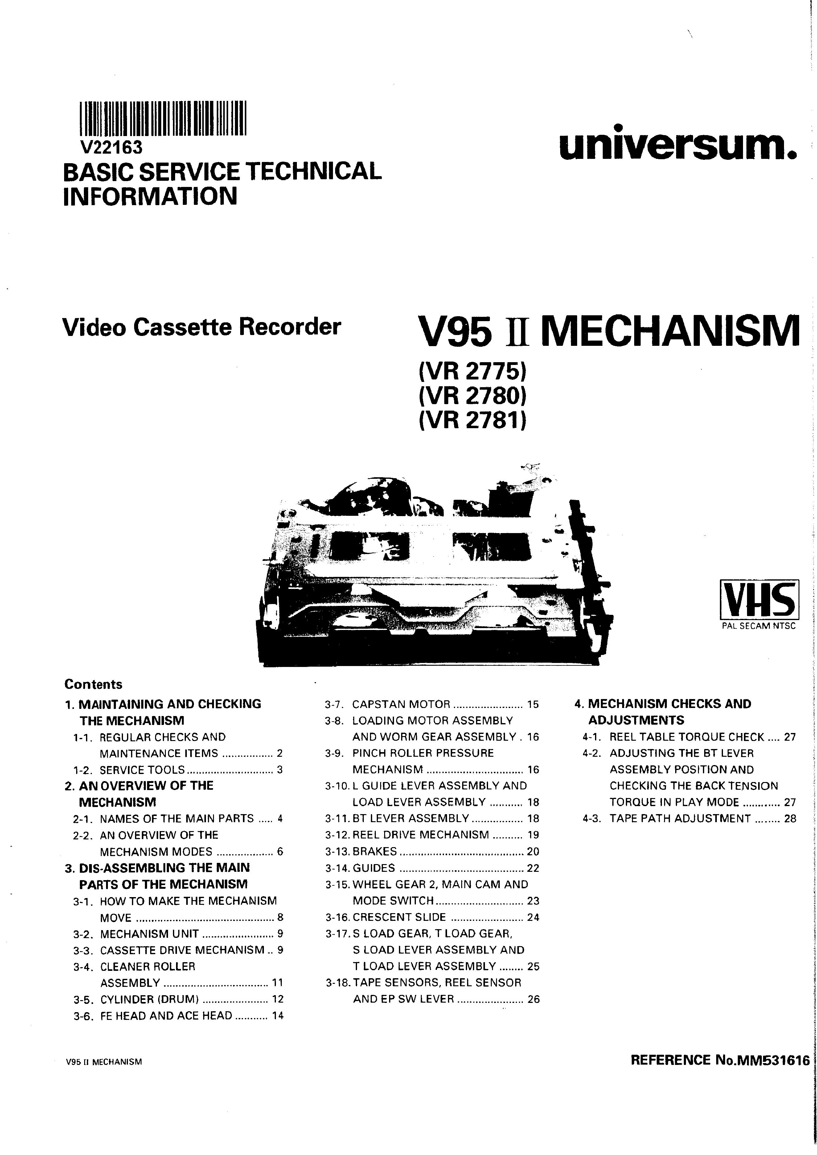 SANYO V95II - Service Manual Immediate Download