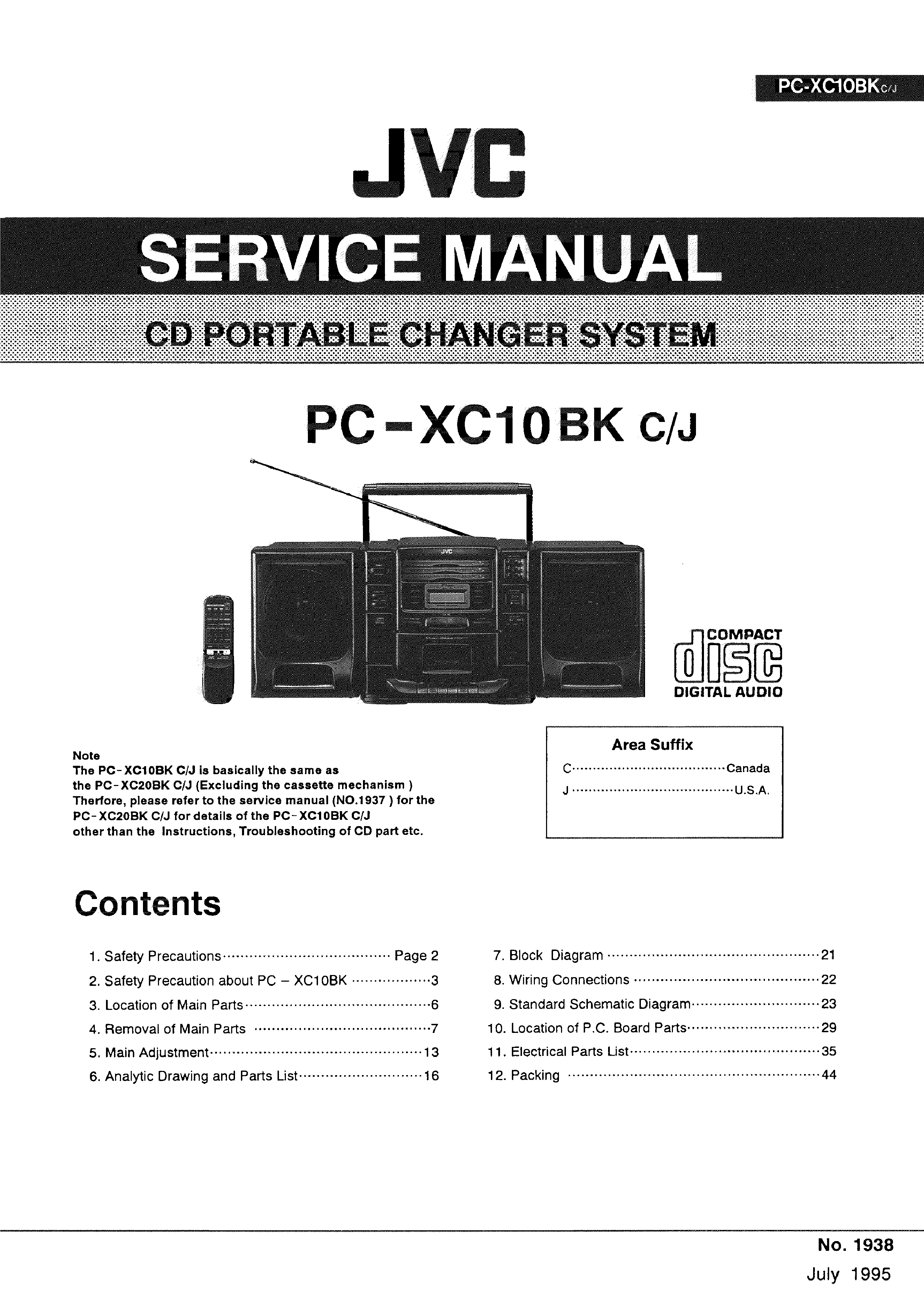 JVC HR-J321EM SERVICE MANUAL Pdf Download | ManualsLib