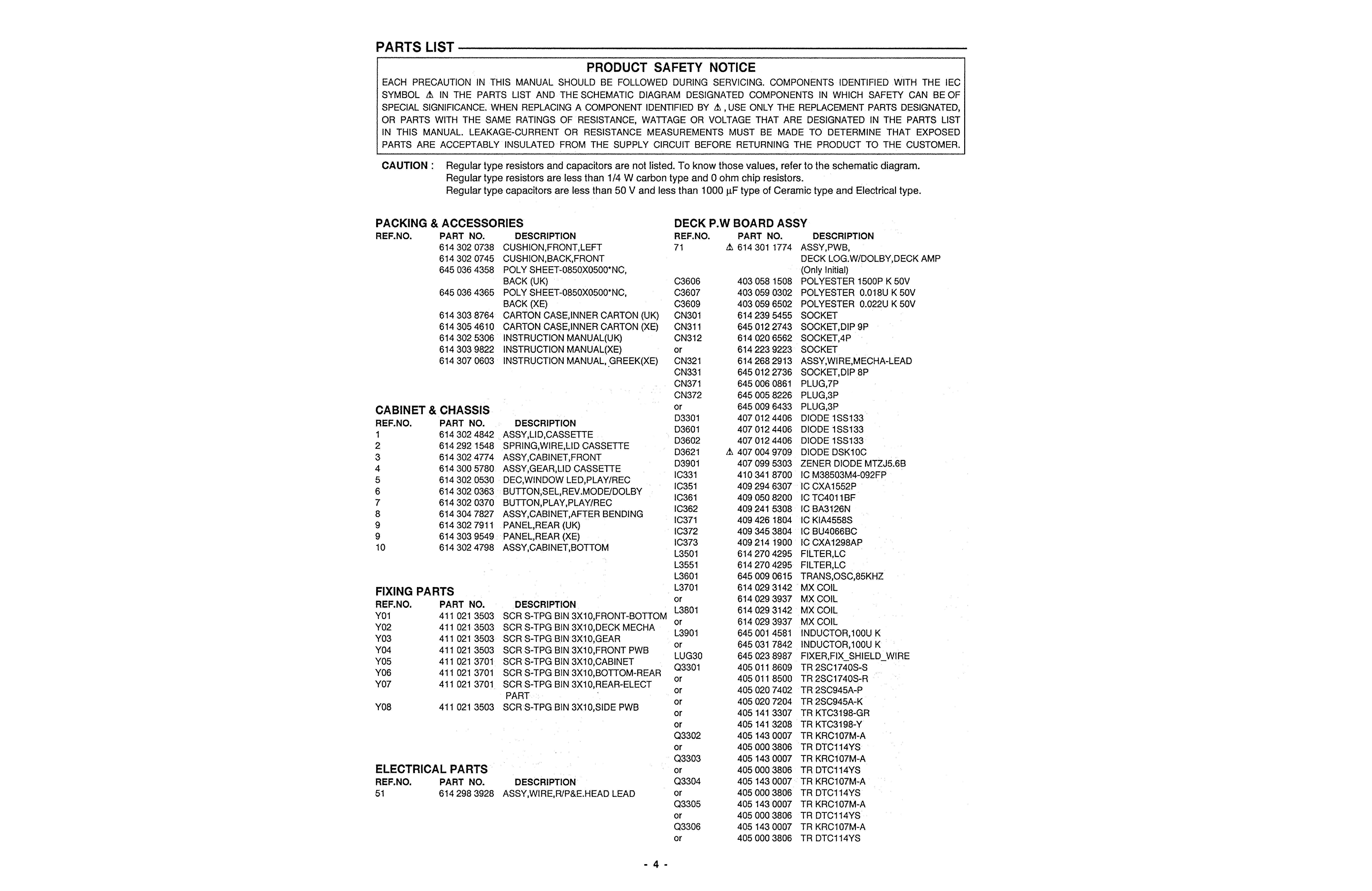 SANYO RD007 - Service Manual Immediate Download