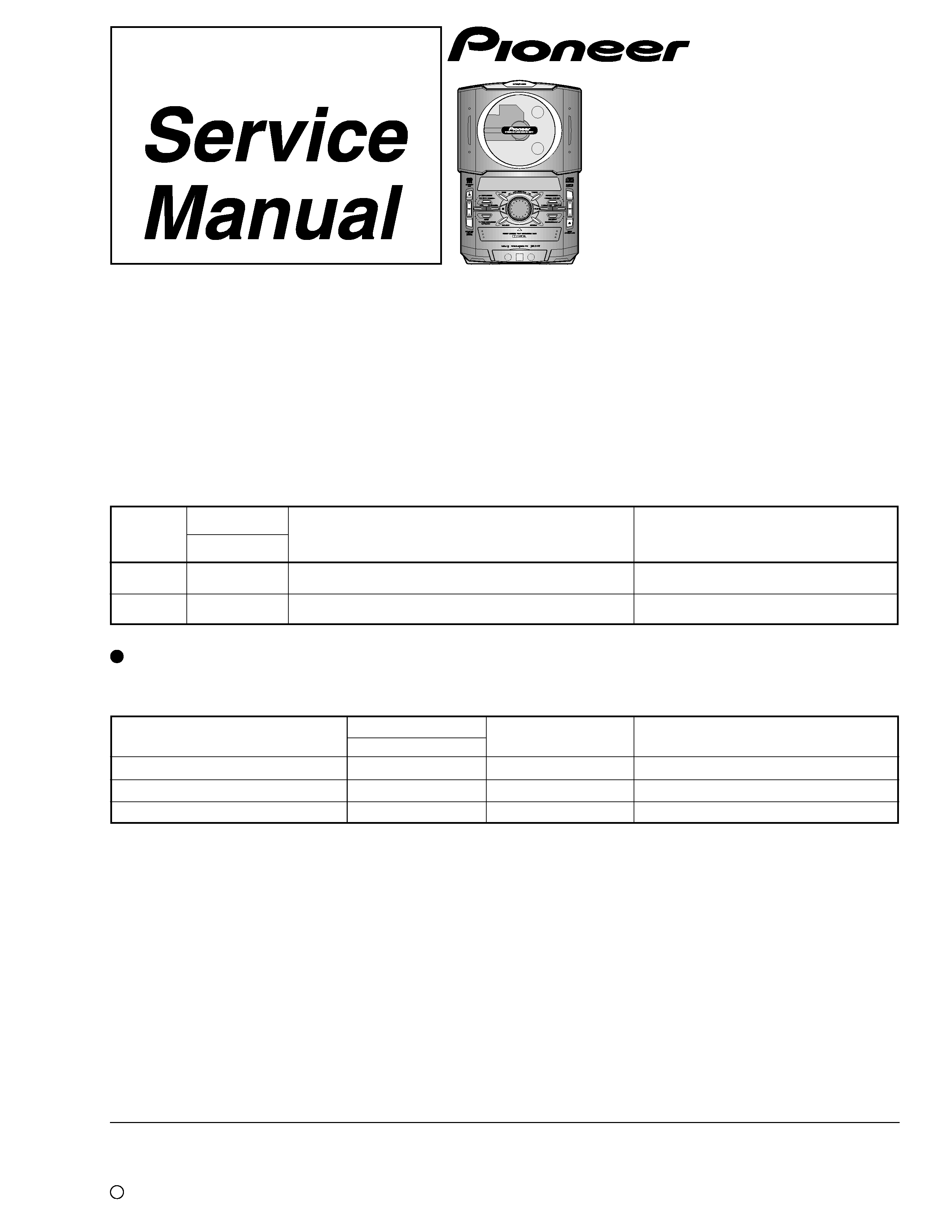 PIONEER KE3050 - Service Manual Immediate Download