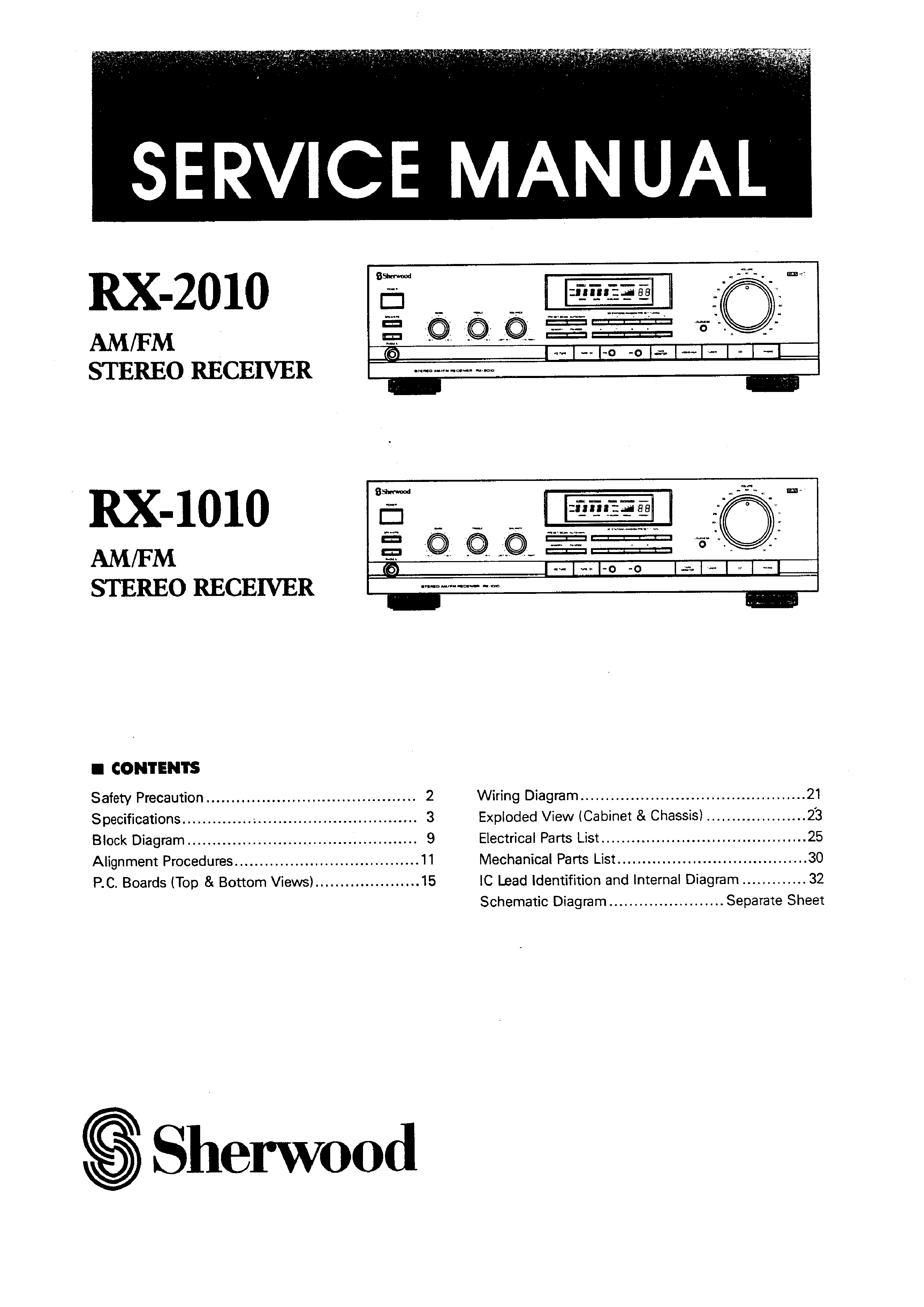Download Sherwood Ax-4050R Manual