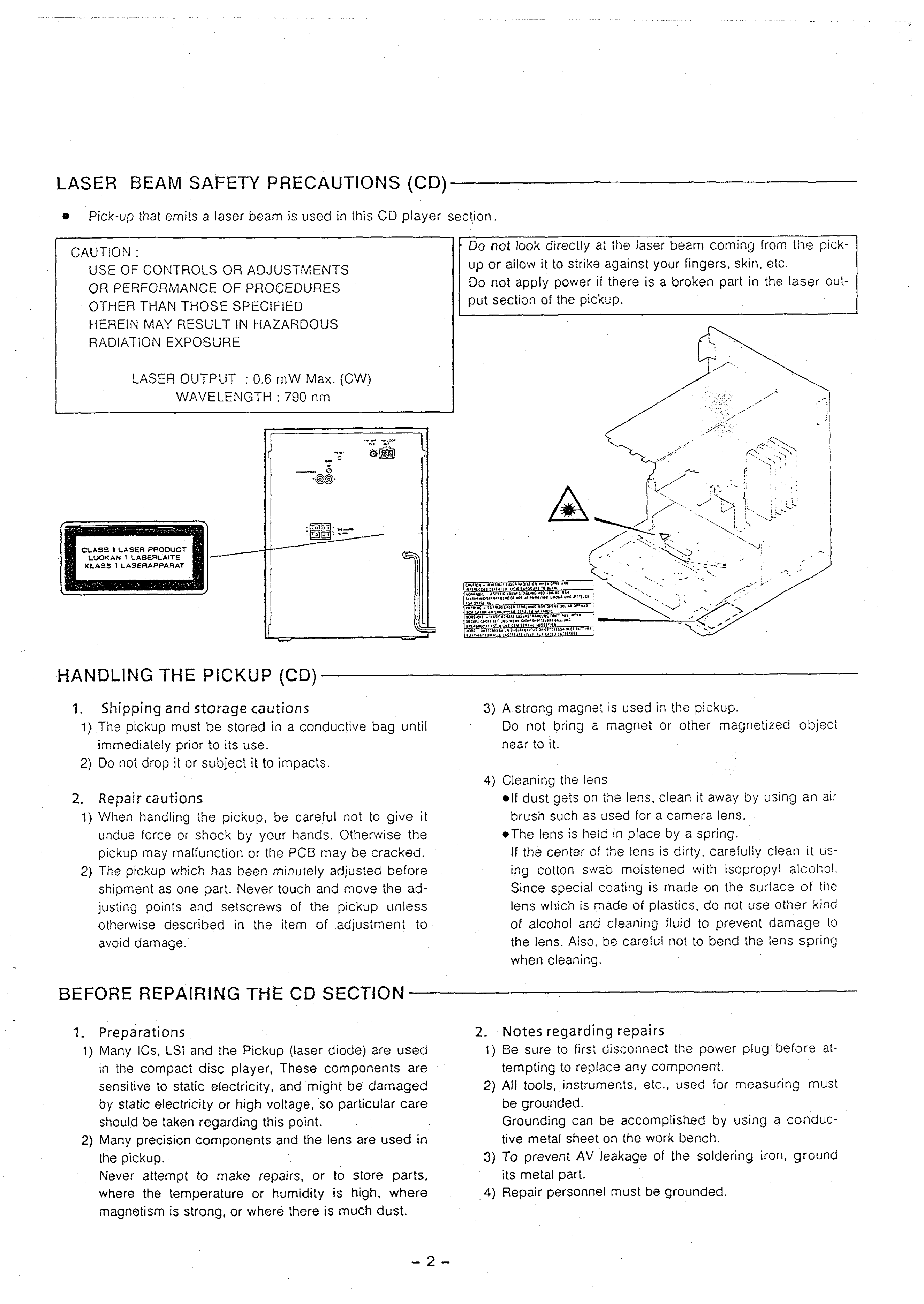 SANYO DCD12 - Service Manual Immediate Download